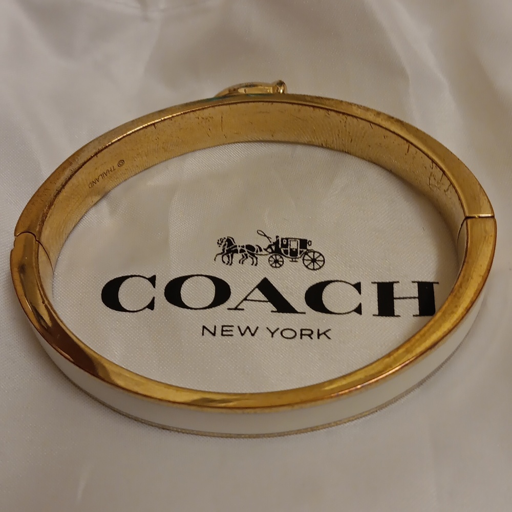 2-for-1 Coach pink & white bracelet - Picture 4 of 10